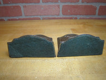 Load image into Gallery viewer, LITTLE RED RIDING HOOD BIG BAD WOLF IN FOREST TREES LANDSCAPE Old Pair Bookends Book Ends
