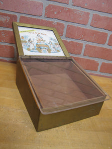 PROPERTY OF CONSOLIDATED CIGAR CORP Old Store Display Ad Box TUEROS PICO GREEN Cigars 3/50c