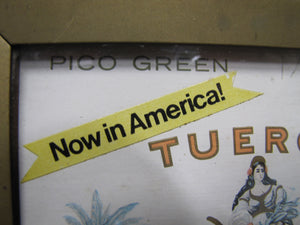 PROPERTY OF CONSOLIDATED CIGAR CORP Old Store Display Ad Box TUEROS PICO GREEN Cigars 3/50c