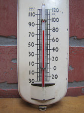 Load image into Gallery viewer, ETZWEILER FUNERAL HOME FINE FURNITURE COLUMBIA PA Old Advertising Thermometer Sign Made in USA
