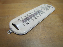 Load image into Gallery viewer, ETZWEILER FUNERAL HOME FINE FURNITURE COLUMBIA PA Old Advertising Thermometer Sign Made in USA
