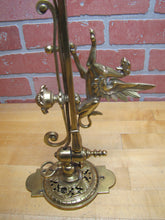 Load image into Gallery viewer, GRIFFIN WINGED BEAST Antique Brass Sconce Light Converted Gas Lamp Fixture
