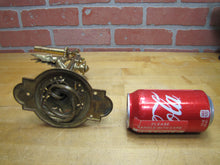 Load image into Gallery viewer, GRIFFIN WINGED BEAST Antique Brass Sconce Light Converted Gas Lamp Fixture
