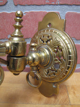 Load image into Gallery viewer, GRIFFIN WINGED BEAST Antique Brass Sconce Light Converted Gas Lamp Fixture

