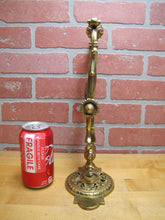 Load image into Gallery viewer, GRIFFIN WINGED BEAST Antique Brass Sconce Light Converted Gas Lamp Fixture
