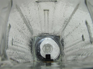 1920/30s Art Deco Skyscraper Syrup Drink Soda Fountain Dispenser E B Evans Co Ice Cream Shop Ornate Black Clear Glass