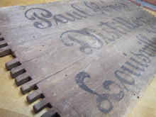 Load image into Gallery viewer, PAUL JONES DISTILLER LOUISVILLE KY Antique Pre Prohibition Wooden Crate Box Panel Sign
