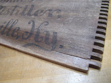 Load image into Gallery viewer, PAUL JONES DISTILLER LOUISVILLE KY Antique Pre Prohibition Wooden Crate Box Panel Sign
