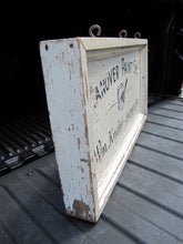 Load image into Gallery viewer, HANOVER PAINT SHOP Wm Knehr Proprietor Old Double Sided Wooden Store Ad Sign NH New Hampshire
