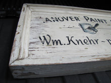 Load image into Gallery viewer, HANOVER PAINT SHOP Wm Knehr Proprietor Old Double Sided Wooden Store Ad Sign NH New Hampshire
