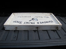 Load image into Gallery viewer, HANOVER PAINT SHOP Wm Knehr Proprietor Old Double Sided Wooden Store Ad Sign NH New Hampshire
