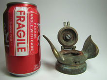 Load image into Gallery viewer, 1920s Art Deco Winged Hood Emblem Radiator Cap Flip Top Owl Topper Boyce Moto-Meter Chevrolet Auto Truck Hot Rod Rat Rod
