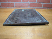 Load image into Gallery viewer, TUG HENRY GRAY ATLAS IMPERIAL DIESEL ENGINES SOLD BY ARTHUR DUVIC&#39;S SONS NEW ORLEANS LA ENGINE NO 11005 1935 Old Bronze Builders Dealers Boat Plaque Sign Plate
