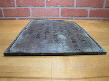 Load image into Gallery viewer, TUG HENRY GRAY ATLAS IMPERIAL DIESEL ENGINES SOLD BY ARTHUR DUVIC&#39;S SONS NEW ORLEANS LA ENGINE NO 11005 1935 Old Bronze Builders Dealers Boat Plaque Sign Plate
