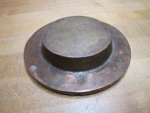 USS WELCH PG-93 UNITED STATES NAVY GUNBOAT Old Brass Ashtray Tray USN Calculated Audacity