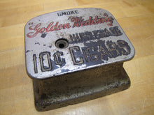 Load image into Gallery viewer, SMOKE GOLDEN WEDDING HIGH GRADE 10c CIGAR p1889 Advertising Display Cutter Erie Specialty Pa #82
