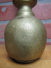 Load image into Gallery viewer, BENDERER PROGRESSIVE BENEVOLENT SOCIETY ORG MAY 1 1920 PRESIDENT Brass Gavel
