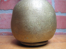 Load image into Gallery viewer, BENDERER PROGRESSIVE BENEVOLENT SOCIETY ORG MAY 1 1920 PRESIDENT Brass Gavel
