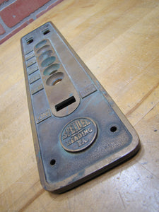 SPEIDEL READING PA Antique Elevator Control Panel Brass Bronze Architectural Hardware Element Ornate