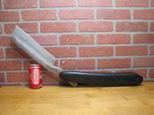 Load image into Gallery viewer, BARBER SHOP STRAIGHT RAZOR Old Large Wooden Trade Sign Storefront Advertising Display
