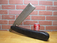 Load image into Gallery viewer, BARBER SHOP STRAIGHT RAZOR Old Large Wooden Trade Sign Storefront Advertising Display

