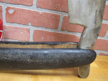 Load image into Gallery viewer, BARBER SHOP STRAIGHT RAZOR Old Large Wooden Trade Sign Storefront Advertising Display
