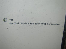 Load image into Gallery viewer, 1964 1965 NEW YORK WORLDS FAIR UNISPHERE DIRECTIONAL ARROW NYWF Street Road Sidewalk Transporation Sign
