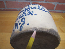 Load image into Gallery viewer, JULIUS SOLOMON NEWARK NJ 223 Springfield Ave Antique Advertising Merchant Script Jug Stoneware Pottery
