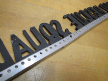 Load image into Gallery viewer, FANWOOD RESQUE SQUAD INC Old Aluminum Metal Advertising Sign Plaque Ambulance Firetruck
