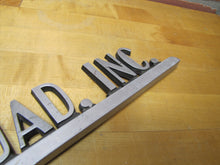 Load image into Gallery viewer, FANWOOD RESQUE SQUAD INC Old Aluminum Metal Advertising Sign Plaque Ambulance Firetruck
