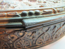 Load image into Gallery viewer, Antique Jenning Brothers Victorian Era Trinket Casket Dresser Top Box *ornate
