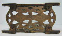 Load image into Gallery viewer, Art Nouveau Maiden Lillies Decorative Arts Antique Letter Holder Rack Desk Art
