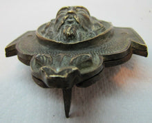 Load image into Gallery viewer, Exquisite Antique Bronze Wrought Iron Figural Key Hole Unusual Design Mans Face
