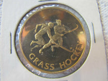 Load image into Gallery viewer, 1980 MOSCOW OLYMPICS GRASS HOCKEY MEDAL Coin Official PNC Collection
