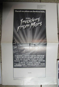 INVADERS FROM MARS MOVIE Original Press Kit Advertising Theater Sci Fi Horror