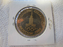 Load image into Gallery viewer, 1980 MOSCOW OLYMPICS GRASS HOCKEY MEDAL Coin Official PNC Collection
