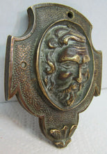 Load image into Gallery viewer, Exquisite Antique Bronze Wrought Iron Figural Key Hole Unusual Design Mans Face
