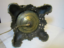 Load image into Gallery viewer, Antique VICTORIAN 1800&#39;s Figural &amp; Decorated Oil LAMP - ornate design throughout
