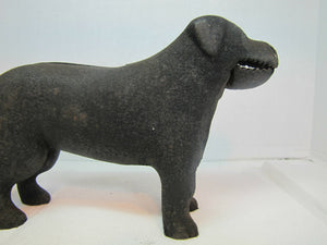 Cast Iron Figural Dog Nutcracker Mouth Crusher Tail Handle