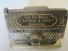 Load image into Gallery viewer, EAST DES MOINES SAVINGS &amp; LOAN Association Bank old metal promo advertising
