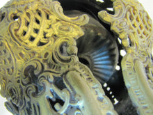 Load image into Gallery viewer, Antique VICTORIAN 1800&#39;s Figural &amp; Decorated Oil LAMP - ornate design throughout
