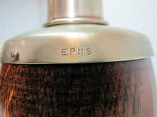 Load image into Gallery viewer, Antique Victorian 1800&#39;s Tea Caddy w Handle &amp; Lid EPNS Wood Porcelain Ornate
