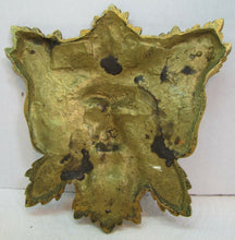 Load image into Gallery viewer, Exquisite 19c Antique Brass Figural Face Ornate High Relief Scary Architectural

