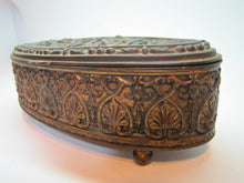 Load image into Gallery viewer, Antique Jenning Brothers Victorian Era Trinket Casket Dresser Top Box *ornate
