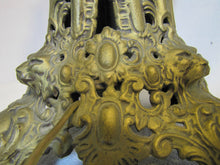 Load image into Gallery viewer, Antique VICTORIAN 1800&#39;s Figural &amp; Decorated Oil LAMP - ornate design throughout
