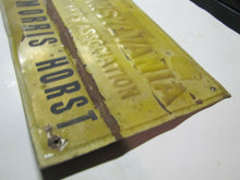 Load image into Gallery viewer, Old Member Pennsylvania Farmers Association Sign J. Morris Horst Embossed
