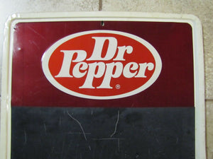 Original Old DR PEPPER Chalkboard Sign Deli Corner Country Store Diner Soda Ad