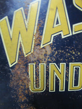 Load image into Gallery viewer, WASHINGTON UNDERWRITERS AGENCY Old Sign Insurance Co Ad Metallograph Corp NY

