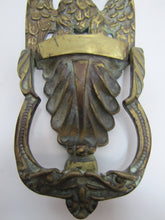 Load image into Gallery viewer, SPREAD WINGED EAGLE Antique Door Knocker Brass Bronze Decorative Hardware Element
