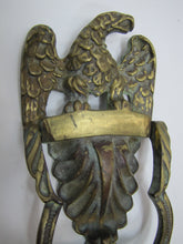 Load image into Gallery viewer, SPREAD WINGED EAGLE Antique Door Knocker Brass Bronze Decorative Hardware Element

